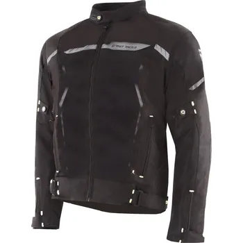 Moto bunda Bunda na motorku Street Racer Flex Air černá 4XL