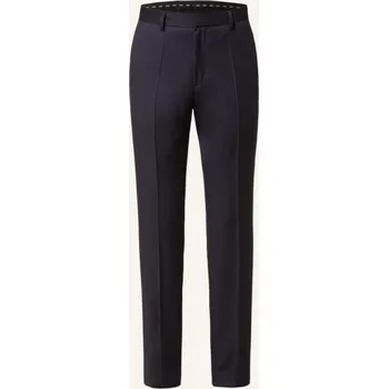 Pánské kalhoty Boss Pánské Oblekové Kalhoty Lnon Regular Fit, 401 dark blue, 52