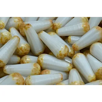 Dětské navlékací korálky Broušené kapky č.72 (20x9mm)