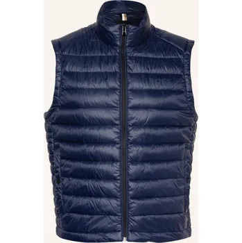 Pánská bunda Boss Pánská Prošívaná Vesta Calano, tmavě modrá, 48