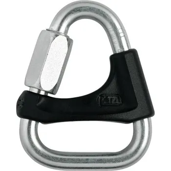 karabina Ocelová mailona PETZL DELTA CROLL - 8 mm - stříbrná