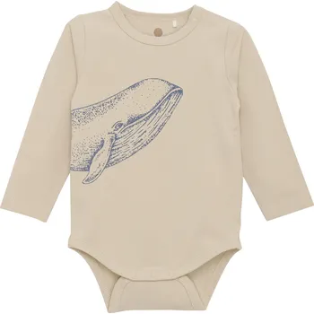 Kojenecký body BODY EN FANT KOJENECKÉ, S VELRYBOU, CEMENT Velikost: 92