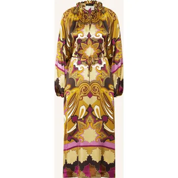 Dámské šaty Grace Dámské Saténové Šaty, koňaková / fialová / hnědá, 34