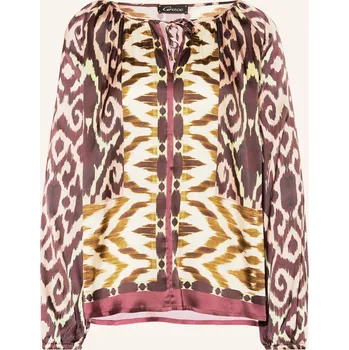 Dámská halenka Grace Dámská Halenka Ze Saténu, tmavě červená / béžová /...