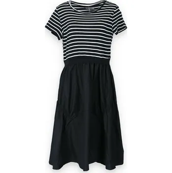 Dámské šaty Trendy šaty 5368 Itálie barva: černá, velikost: Univerzální-jedna velikost