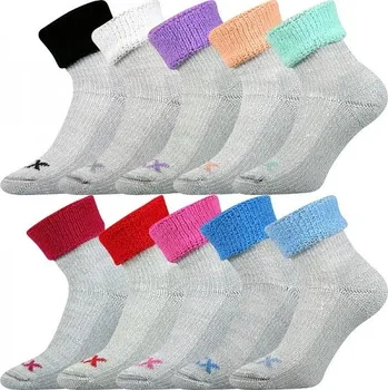 Dámské oblečení Merino ponožky Voxx Quanta - 39-42 zelený lem