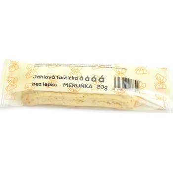 Sušenka jáhlová taštička meruňková bez lepku, mléka, vajec Natural Jihlava 20 g