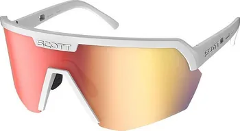 brýle Scott Sport Shield - White Matt/Red Chrome one size