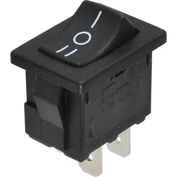 vypínač Kolébkový přepínač obdelníkový 19x13mm / 10A <br />Výrobce: - 450704