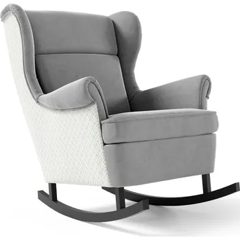 Sedací souprava Eka Houpací křeslo ušák AXEL Výběr nohou: Černé, Barva látky: EVO 32 + TRINITY 14