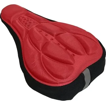 Sedlo na kolo Silikonový gelový potah na sedlo horského kola - Červené