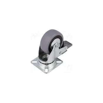 Pojezdové kolečko Pojezdové kolo Ø 60mm W 24mm H 83mm otočné s brzdou 500N