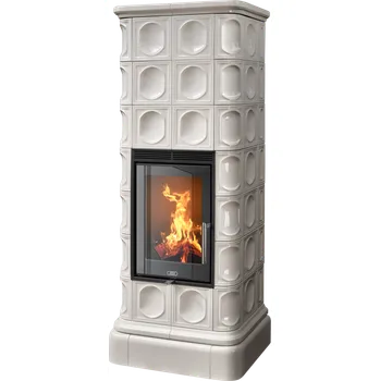Krbová kamna ABX, spol. s.r.o. Kaledonie exklusive L kachlová kamna 3,5-9 kW, perle