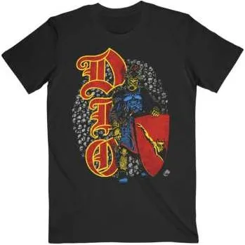 Pánské tričko Merch Dio: Dio Unisex T-shirt: Skull Warrior (large) L