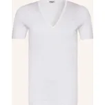 Zimmerli Pánské Tričko S Výstřihem Do V Royal Classic, bílá, 48