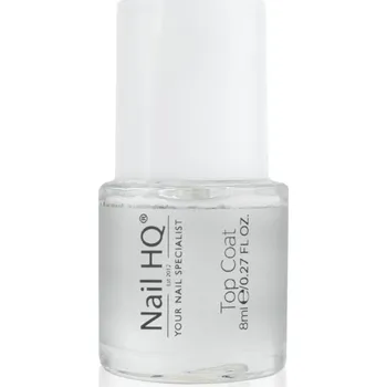 Lak na nehty Nail HQ Essentials Top Coat vrchní lak na nehty bez použití UV/LED lampy 8 ml