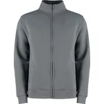 Kustom Kit Pánská mikina na zip KK334 Barva: Šedá tmavá, Velikost: XXL