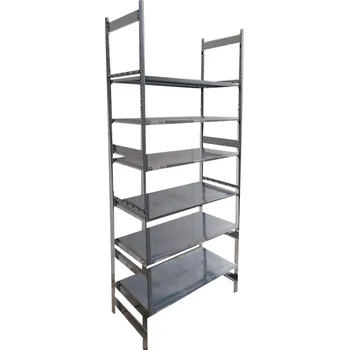 Dílenský regál Základní použitý policový regál Regensburger, 2500x1300x600 mm, 6 polic