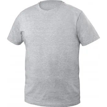 Pánské tričko VILS bavlněné tričko šedá melanž 2XL (56)