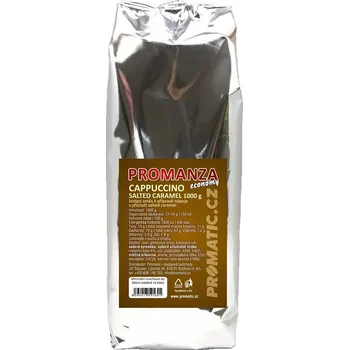Káva Promatic Promanza ECONOMY Cappuccino s příchutí Salted Caramel 1000g