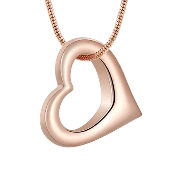 Přívěsek Přívěsek na popel Heart - Rose Gold