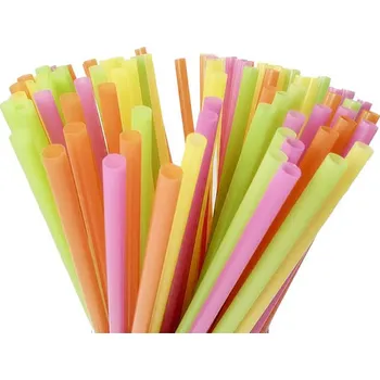Probal Slámky JUMBO neon, znovu použitelné 250 x 8 mm, 150 ks