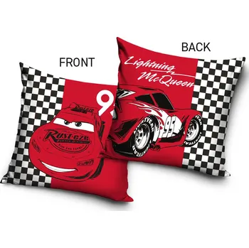 Povlak na dekorativní polštářek Povlak na polštářek Cars Blesk McQueen Cílová Čára