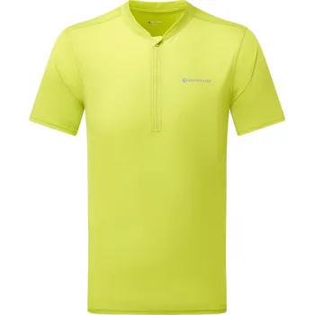 MONTANE MEN'S DART NANO ZIP T-SHIRT Barva: citrus spring, Velikost: XL