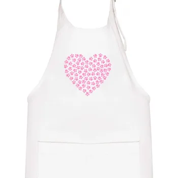 Kuchyňská zástěra Psí láska - Dětská zástěra na vaření - Univerzální velikost ( Bílá )