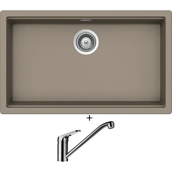 Granitový dřez Granitový dřez SET Schock KIRUNA N-100XL Twilight + Schock COSMO 525001 chrom