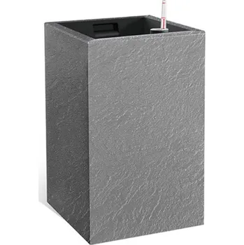 Květináč Flower Lover Květináč Cubico stone 27x42cm, kamenná šedá