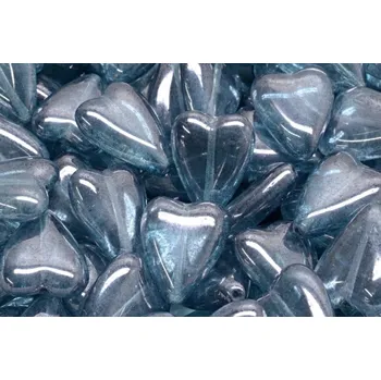 Dětské navlékací korálky Korálky srdíčka č.4966 (16x13mm)