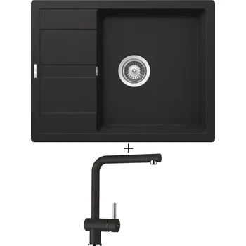 Granitový dřez Granitový dřez SET Schock MANHATTAN D-100 Onyx + Schock EPOS 540000 Onyx