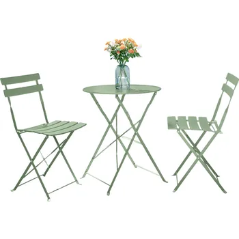 Zahradní sestava Zahradní set 1+2, zelená, ocel, OBAX