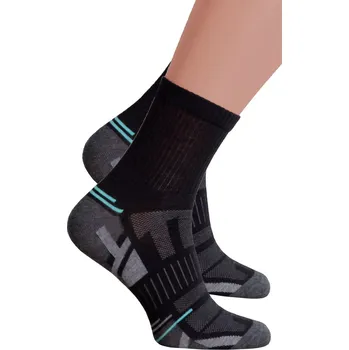 Chlapecké spodní prádlo Chlapecké klasické ponožky 060/294 Steven Barva/Velikost: černá / 38/40