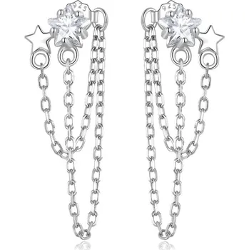 Náušnice Dámské stříbrné náušnice CHIMENA Ag 925