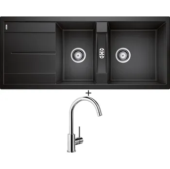 Granitový dřez Granitový dřez SET Blanco METRA 8 S antracit 513071 + Blanco MIDA chrom 517742