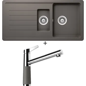 Granitový dřez Granitový dřez SET Schock TOLEDO D-150 Silverstone + Schock SC-510 554000 Silverstone