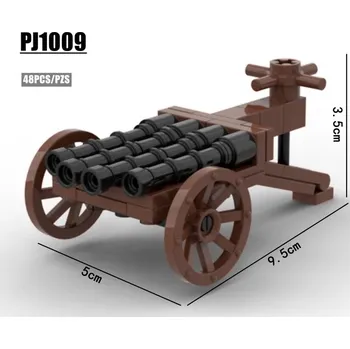 Stavebnice LEGO Komponenty k vojenské stavebnici | styl Lego - PJ1009