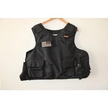 Paintballová výstroj Armor System USA Vesta nosič plátů Americká Policie (tactical outer carrier police) - černá