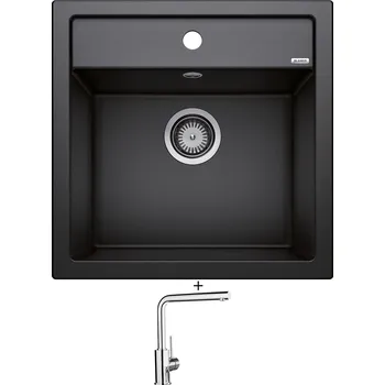 Granitový dřez Granitový dřez SET Blanco DALAGO 5 antracit + Blanco MILA chrom 519414