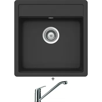 Granitový dřez Granitový dřez SET Schock MONO N-100S Dusk + Schock EVINAS 577000 nerez