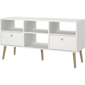 Obývací stěna TV stolek Boaz 122 bílá