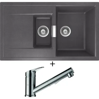 Granitový dřez Granitový dřez SET Schock MONO D-150 Stone + Schock EVINAS 577120 nerez