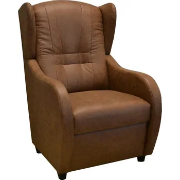 Obývací stěna Relaxační křeslo ušák René světle hnědé Watusi