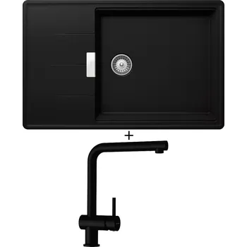 Kuchyňský dřez Granitový dřez SET Schock TIA D-100LS Puro + Schock EPOS 540027 Puro