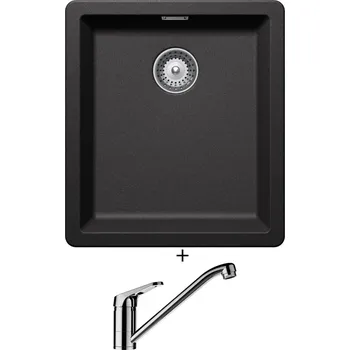 Granitový dřez Dřez pod desku SET Schock GREENWICH N-100S U Stone + Schock COSMO 525001 chrom