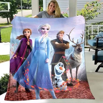 Dětská deka Dětská deka s motivy Ledového království - 1,180x230cm