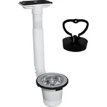 Výpusť umyvadlová 6/4" s přepadem horním