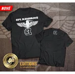 4anglersdesign Tričko Splashbaits černé - XXL